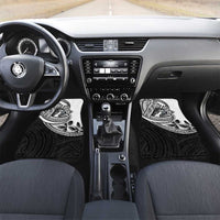 Philippines Eagle Sun Car Mats Filipino Agila Polynesian Tattoo Black Color