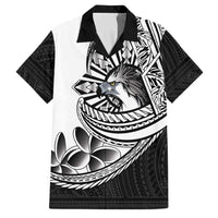 Philippines Eagle Sun Family Matching Mermaid Dress and Hawaiian Shirt Filipino Agila Polynesian Tattoo Black Color