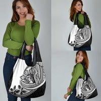 Philippines Eagle Sun Grocery Bag Filipino Agila Polynesian Tattoo Black Color LT14 - Polynesian Pride