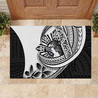 Philippines Eagle Sun Rubber Doormat Filipino Agila Polynesian Tattoo Black Color LT14 Black - Polynesian Pride