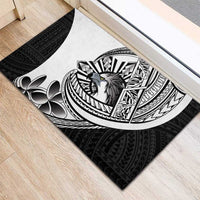 Philippines Eagle Sun Rubber Doormat Filipino Agila Polynesian Tattoo Black Color LT14 - Polynesian Pride