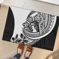 Philippines Eagle Sun Rubber Doormat Filipino Agila Polynesian Tattoo Black Color LT14 - Polynesian Pride