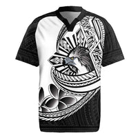 Philippines Eagle Sun Rugby Jersey Filipino Agila Polynesian Tattoo Black Color LT14 Black - Polynesian Pride