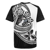 Philippines Eagle Sun Rugby Jersey Filipino Agila Polynesian Tattoo Black Color LT14 - Polynesian Pride