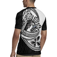 Philippines Eagle Sun Rugby Jersey Filipino Agila Polynesian Tattoo Black Color LT14 - Polynesian Pride