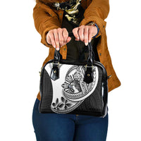 Philippines Eagle Sun Shoulder Handbag Filipino Agila Polynesian Tattoo Black Color LT14 One Size Black - Polynesian Pride