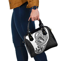 Philippines Eagle Sun Shoulder Handbag Filipino Agila Polynesian Tattoo Black Color LT14 - Polynesian Pride