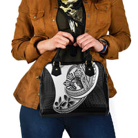 Philippines Eagle Sun Shoulder Handbag Filipino Agila Polynesian Tattoo Black Color LT14 - Polynesian Pride