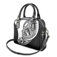 Philippines Eagle Sun Shoulder Handbag Filipino Agila Polynesian Tattoo Black Color LT14 - Polynesian Pride