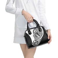 Philippines Eagle Sun Shoulder Handbag Filipino Agila Polynesian Tattoo Black Color LT14 - Polynesian Pride