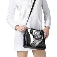 Philippines Eagle Sun Shoulder Handbag Filipino Agila Polynesian Tattoo Black Color LT14 - Polynesian Pride