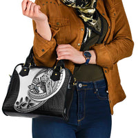 Philippines Eagle Sun Shoulder Handbag Filipino Agila Polynesian Tattoo Black Color LT14 - Polynesian Pride