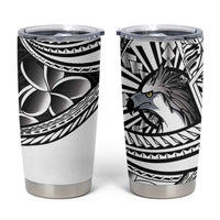Philippines Eagle Sun Tumbler Cup Filipino Agila Polynesian Tattoo Black Color