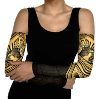 Philippines Eagle Sun Arm Sleeves Filipino Agila Polynesian Tattoo Gold Color