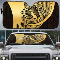 Philippines Eagle Sun Auto Sun Shade Filipino Agila Polynesian Tattoo Gold Color LT14 Gold - Polynesian Pride