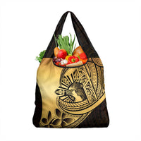 Philippines Eagle Sun Grocery Bag Filipino Agila Polynesian Tattoo Gold Color LT14 1-pack One Size Gold - Polynesian Pride