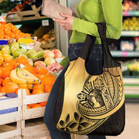 Philippines Eagle Sun Grocery Bag Filipino Agila Polynesian Tattoo Gold Color LT14 - Polynesian Pride