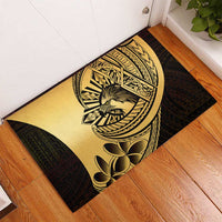 Philippines Eagle Sun Rubber Doormat Filipino Agila Polynesian Tattoo Gold Color LT14 - Polynesian Pride