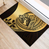 Philippines Eagle Sun Rubber Doormat Filipino Agila Polynesian Tattoo Gold Color LT14 - Polynesian Pride