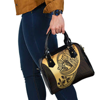 Philippines Eagle Sun Shoulder Handbag Filipino Agila Polynesian Tattoo Gold Color LT14 - Polynesian Pride
