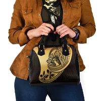 Philippines Eagle Sun Shoulder Handbag Filipino Agila Polynesian Tattoo Gold Color LT14 - Polynesian Pride