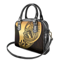 Philippines Eagle Sun Shoulder Handbag Filipino Agila Polynesian Tattoo Gold Color LT14 - Polynesian Pride
