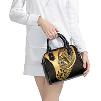 Philippines Eagle Sun Shoulder Handbag Filipino Agila Polynesian Tattoo Gold Color LT14 - Polynesian Pride