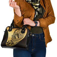 Philippines Eagle Sun Shoulder Handbag Filipino Agila Polynesian Tattoo Gold Color LT14 - Polynesian Pride