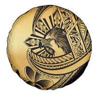 Philippines Eagle Sun Spare Tire Cover Filipino Agila Polynesian Tattoo Gold Color
