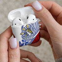 Philippines Eagle Sun AirPods Case Filipino Agila Polynesian Tattoo Flag Color LT14 - Polynesian Pride
