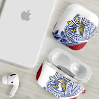 Philippines Eagle Sun AirPods Case Filipino Agila Polynesian Tattoo Flag Color LT14 - Polynesian Pride