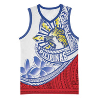 Philippines Eagle Sun Basketball Jersey Filipino Agila Polynesian Tattoo Flag Color