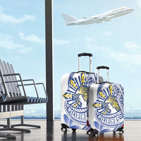Philippines Eagle Sun Luggage Cover Filipino Agila Polynesian Tattoo Flag Color