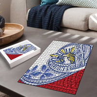 Philippines Eagle Sun Puzzle Filipino Agila Polynesian Tattoo Flag Color
