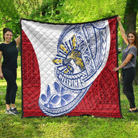 Philippines Eagle Sun Quilt Filipino Agila Polynesian Tattoo Flag Color