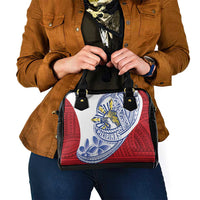 Philippines Eagle Sun Shoulder Handbag Filipino Agila Polynesian Tattoo Flag Color