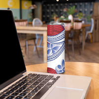 Philippines Eagle Sun Skinny Tumbler Filipino Agila Polynesian Tattoo Flag Color