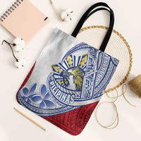 Philippines Eagle Sun Tote Bag Filipino Agila Polynesian Tattoo Flag Color LT14 Black Strap One Size Red - Polynesian Pride
