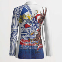 Filipino American History Month Blazer Philippines Agila USA Eagle Mix Flag LT14 - Polynesian Pride