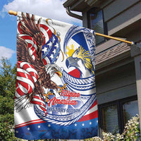 Filipino American History Month Garden Flag Philippines Agila USA Eagle Mix Flag