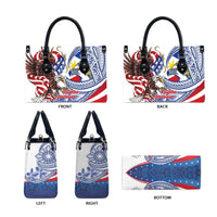 Filipino American History Month Leather Bag Philippines Agila USA Eagle Mix Flag