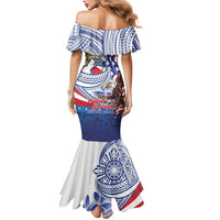 Filipino American History Month Mermaid Dress Philippines Agila USA Eagle Mix Flag