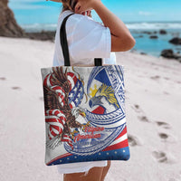 Filipino American History Month Tote Bag Philippines Agila USA Eagle Mix Flag