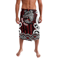 Personalised Aotearoa Bulldog Lavalava New Zealand Maori Taniko Art