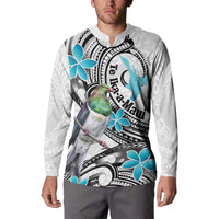 Aotearoa Te Ika-a-Maui Button Sweatshirt South Island Kekeru Maori Koru LT14 - Polynesian Pride