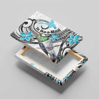 Aotearoa Te Ika-a-Maui Canvas Wall Art South Island Kekeru Maori Koru