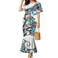 Aotearoa Te Ika-a-Maui Family Matching Mermaid Dress and Hawaiian Shirt South Island Kekeru Maori Koru