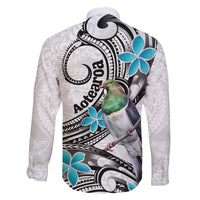 Aotearoa Te Ika-a-Maui Family Matching Puletasi and Hawaiian Shirt South Island Kekeru Maori Koru