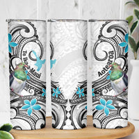 Aotearoa Te Ika-a-Maui Skinny Tumbler South Island Kekeru Maori Koru