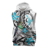 Aotearoa Te Ika-a-Maui Sleeveless Hoodie South Island Kekeru Maori Koru - Polynesian Pride